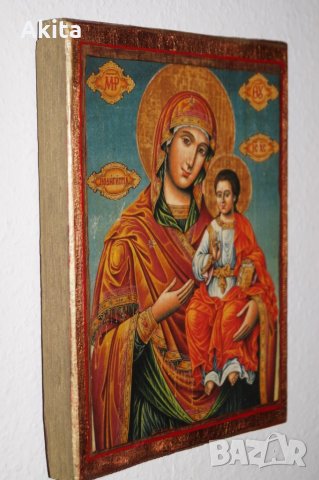 Икона на Дева Мария с Младенеца, снимка 4 - Икони - 22667772