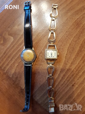 2 броя стари механични дамски часовника.