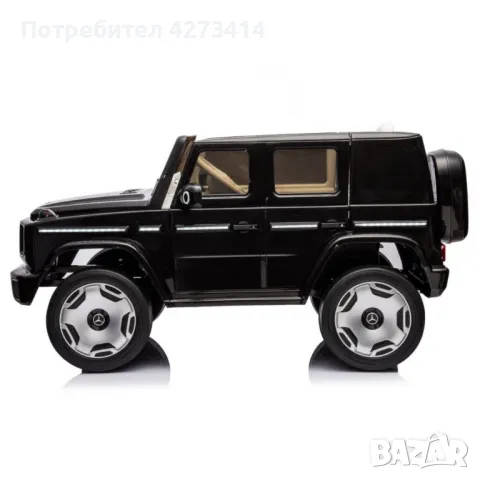 Акумулаторен джип Mercedes EQG Electric G-Class 12V с отварящи се врати меки гуми 4x4, снимка 3 - Електрически играчки - 48634110