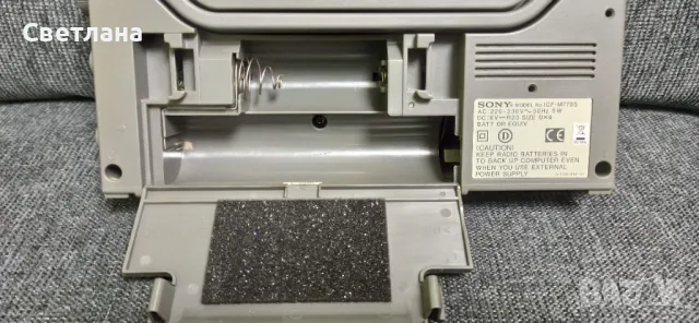 SONY ICF-M770S , снимка 5 - Радиокасетофони, транзистори - 48641621