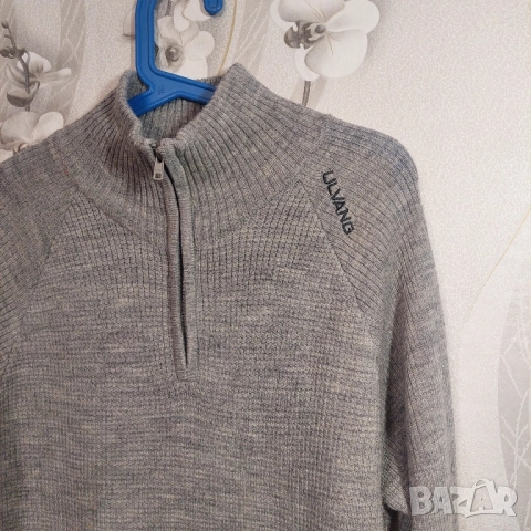 Ulvang RAV Пуловер с половин цип размер ХЛ - Вълнен пуловер, снимка 4 - Пуловери - 52597162
