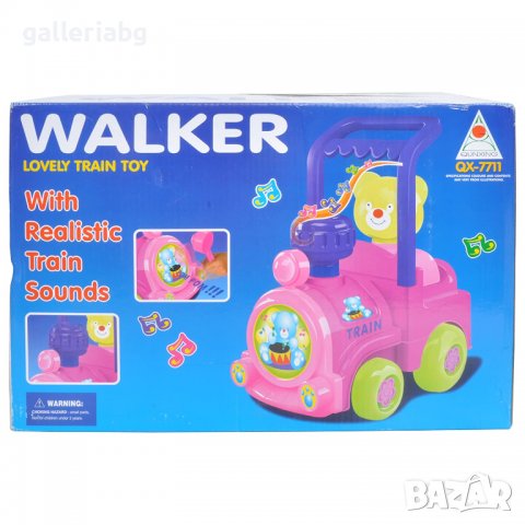 Играчка влакче проходилка с музика, снимка 4 - Влакчета, самолети, хеликоптери - 39502702