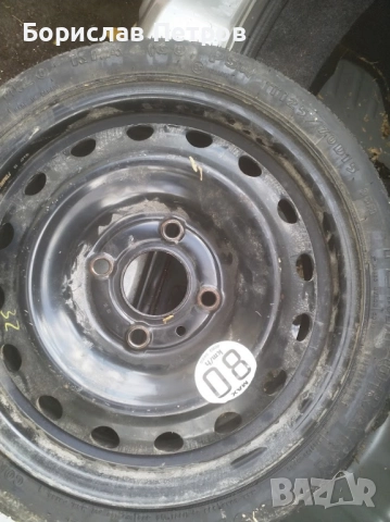 Продавам резервна гума / патерица / от Нисан Тида, снимка 2 - Гуми и джанти - 52527348