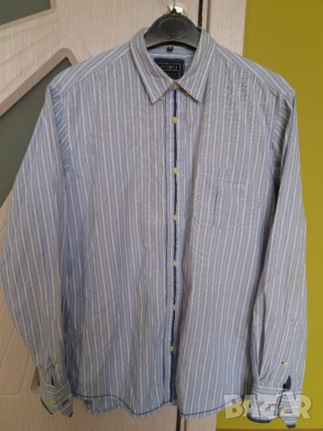 Мъжка риза дълъг ръкав PECKOTT, снимка 2 - Ризи - 32892346