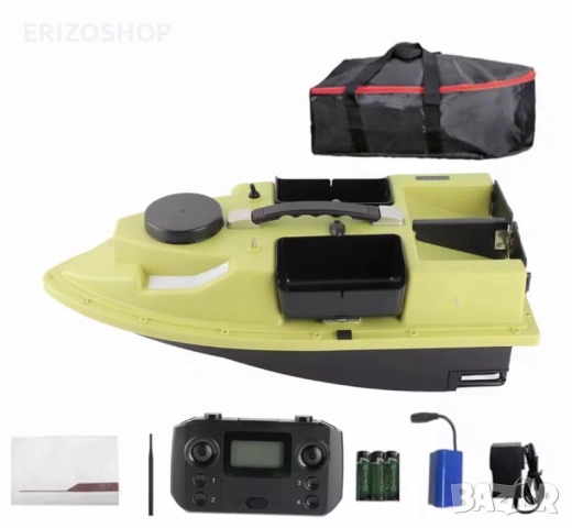 Лодка за захранка D 19 с батерия 12000 mah!Пълен комплект!, снимка 2 - Стръв и захранки - 53429199