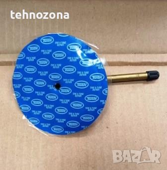 Вентил крив за вътрешни гуми, бръз монтаж с пета,код 738 Valve Patches Tuck Индия, снимка 4 - Гуми и джанти - 38330228