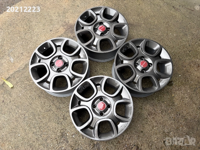 4 броя алуминиеви джанти за Fiat Panda 15, снимка 5 - Гуми и джанти - 52583273