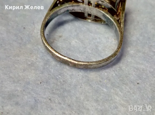 ЕФЕКТЕН СКЪПОЦЕНЕН СРЕБЪРЕН ПРЪСТЕН СРЕБРО 925 с БЛЕСТЯЩ ЮВЕЛИРНО ФАСЕТИРАН МОЙСАНИТ 49308, снимка 8 - Пръстени - 49366080
