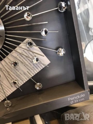 Стенен часовник с кристали /нов/, снимка 2 - Стенни часовници - 33648700