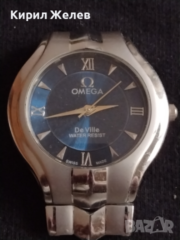 Елегантен мъжки часовник OMEGA DE VILLE WATER RESIST много красив стилен дизайн перфектен - 26837