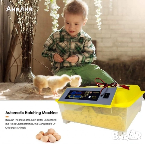 Напълно автоматичен инкубатор за 48 яйца 80W YZ8-48 , снимка 4 - За птици - 53354713