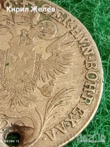 Сребърна монета 20 кройцера 1806г. Франц втори Австрия за КОЛЕКЦИЯ 52883, снимка 7 - Нумизматика и бонистика - 53094557