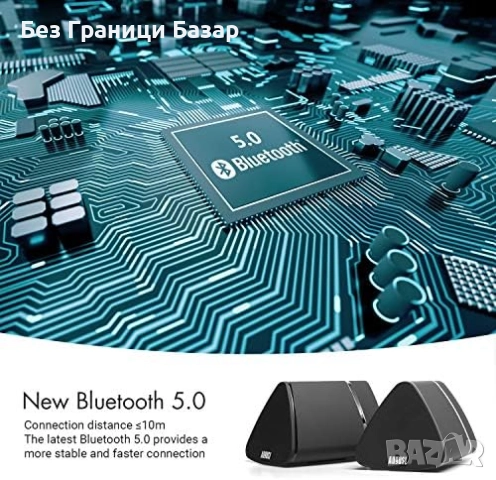 Нови Два Безжични Говорителя Стерео Комплект Bluetooth за Таблет/PC, снимка 2 - Други - 51463397