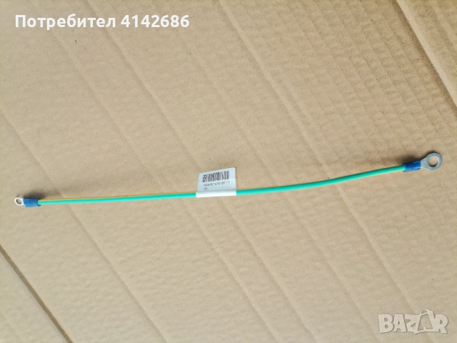 Жълто-зелен заземителен кабел 14AWG 2,5 mm2, снимка 3 - Кабели и адаптери - 53141623