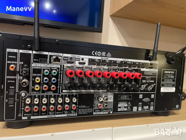 ONKYO HT-R695 / TX-NR686 Receiver 7.2 Bluetooth/WiFi/Dolby Atmos ресивър за домашно кино, снимка 6 - Ресийвъри, усилватели, смесителни пултове - 48299399