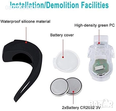 НОВ LED ФАР/СТОП ЗА КОЛЕЛО ТРОТИНЕТКА. ЛЕД STOP СВЕТЛИНА/ФАРЧЕ ЗА ВЕЛОСИПЕД ФАРЧЕ ЗА ВЕЛОСИПЕД +, снимка 3 - Аксесоари за велосипеди - 51631991