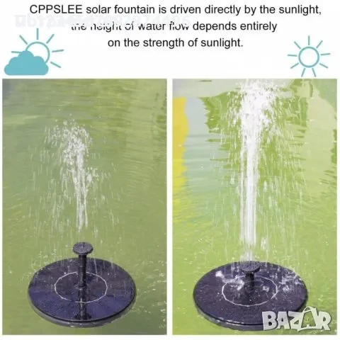 Монокристален соларен фонтан със 8 накрайника, снимка 3 - Други стоки за дома - 50738798