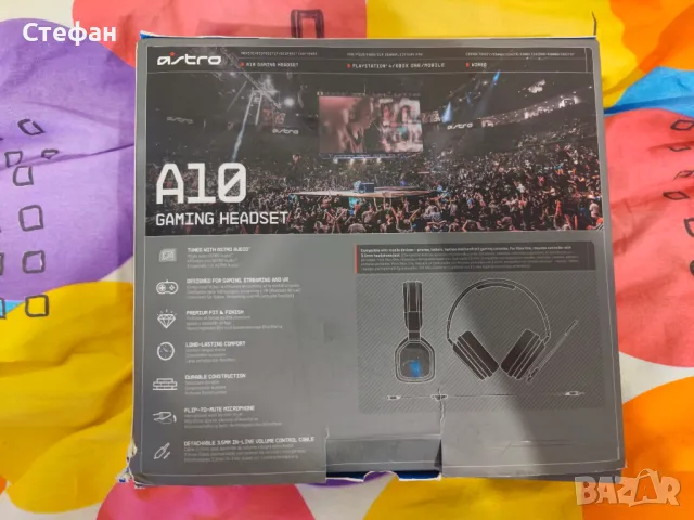 gaming headset  Astro A10 геймърски слушалки, снимка 4 - Слушалки и портативни колонки - 48467816