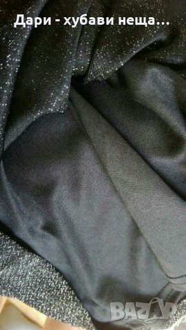 Стилна двупластова блуза, в черно и сребристо👗🍀M/L,L👗🍀арт.2049, снимка 5 - Блузи с дълъг ръкав и пуловери - 33588989