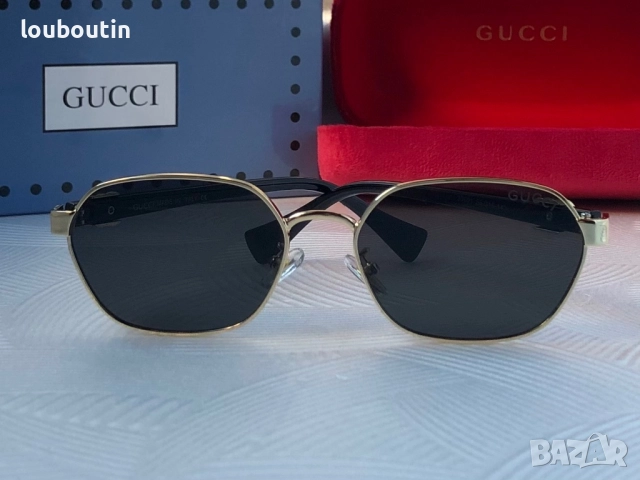 Дамски слънчеви очила Gucci 2025 2 цвята златни сребърни, снимка 9 - Слънчеви и диоптрични очила - 51703926