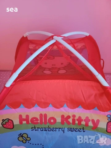 Детска палатка Hello Kitty , снимка 4 - Играчки за стая - 51370288