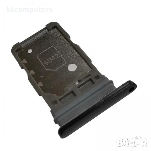 SIM / MicroSD държач 2 SIM /Черен/ за Samsung G990 S21 / G996 S21 Plus / G998 S21 Ultra Баркод : 115