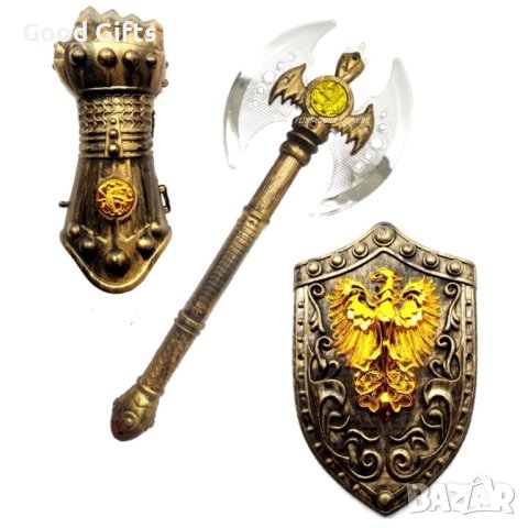 Детски Рицарски комплект с щит, снимка 3 - Други - 43211987
