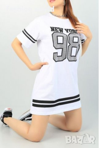 Рокля тениска, снимка 2 - Рокли - 33580940