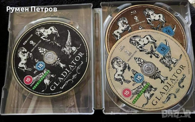 Нов GLADIATOR - TITANS OF CULT - SPECIAL SUPREME EDITION 2024 - 4K + Blu Ray Steelbook, снимка 4 - Blu-Ray филми - 43654286