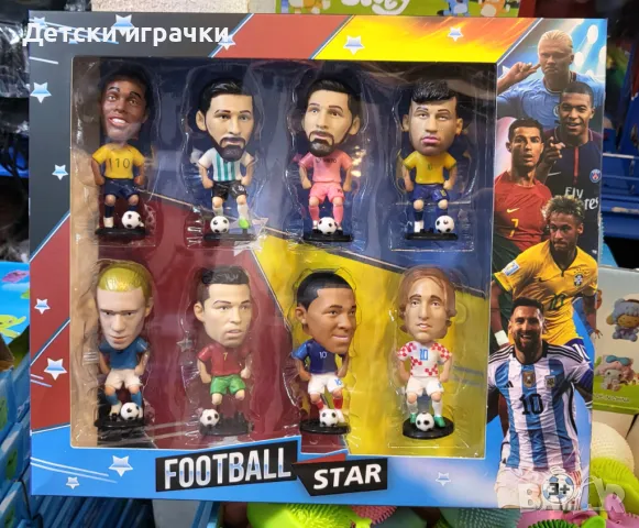 Фигурки на футболисти Football Star, Роналдиньо, Меси 