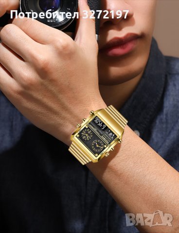 FOXBOX кварцов часовниk модел 2023, с японски кварцов механизъм, уникален дизайн , снимка 10 - Мъжки - 40438738