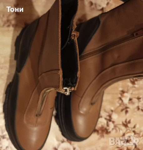 Нови Дамски Боти Изцяло от Естествена Кожа 38, снимка 11 - Дамски боти - 52684139