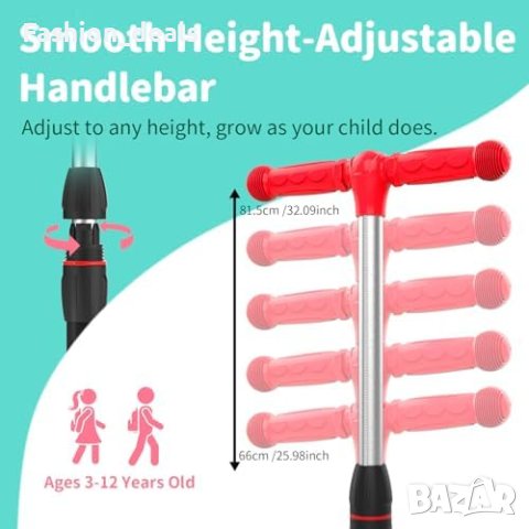 Нова Тротинетка за деца на възраст 3-12 години Подарък Момичета Момчета, снимка 7 - Други - 42988359