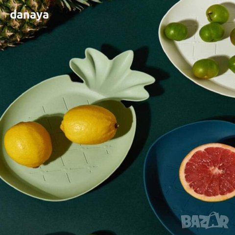 4417 Плато за сервиране поднос с форма на Ананас