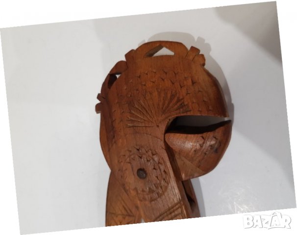  Дървена винтидж лешникотрошачка, снимка 4 - Антикварни и старинни предмети - 33590485