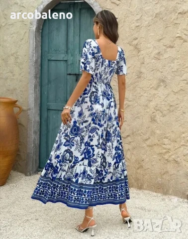 Дамска ежедневна рокля с А-силует, 5цвята , снимка 13 - Рокли - 50568533