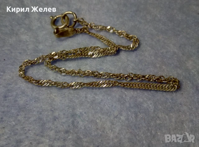 МАРКОВА НЕЖНА СРЕБЪРНА ГРИВНА СРЕБРО 925 YESIM ВИНТИДЖ ПЛЕТКА 50150, снимка 3 - Гривни - 50542257