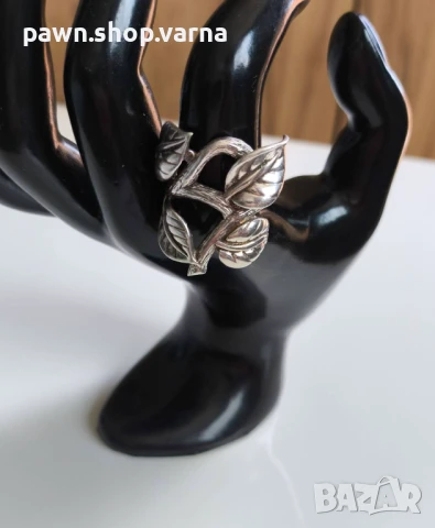 Масивен сребърен пръстен – проба 925, снимка 5 - Пръстени - 51026425