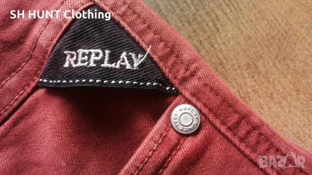REPLAY M914Y.000.8366197 HYPERFLEX SLIM FIT JEANS размер 31/34 еластични дънки 15-65, снимка 10 - Дънки - 52886547