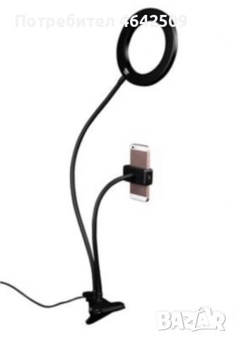 Селфи Ринг Светкавица LED за телефон с дистанционно Тик Ток