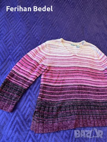 Много мек пуловер-голям размер, снимка 2 - Блузи с дълъг ръкав и пуловери - 43901105