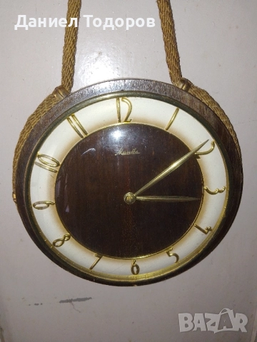Стар Германски Стенен Механичен Часовник -Маите- Работи Точно , снимка 15 - Антикварни и старинни предмети - 51718561