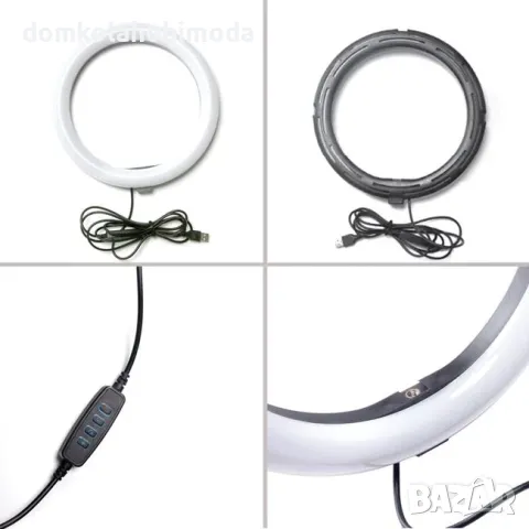 Лед ринг, Ring Light 48 LED със статив,3 цвята, 13 степени , снимка 3 - Лед осветление - 48003523
