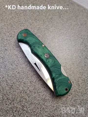 Сгъваем нож ръчно изработен (Compact), снимка 3 - Ножове - 47762732