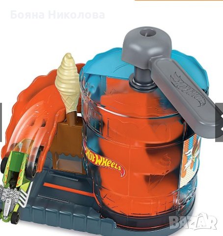 Hot wheels - паркинг, елемент за лупинг, релси, снимка 5 - Коли, камиони, мотори, писти - 43759540