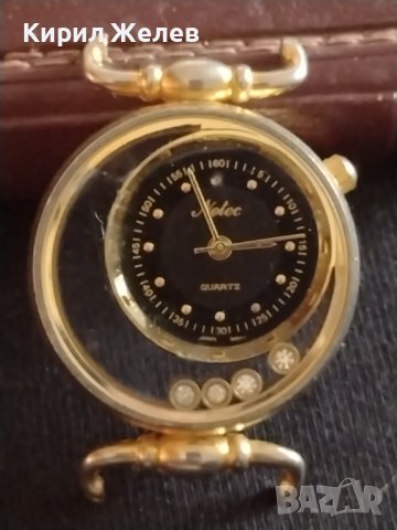 Стилен дизайн дамски часовник Netec quartz Japan movt много красив 42571