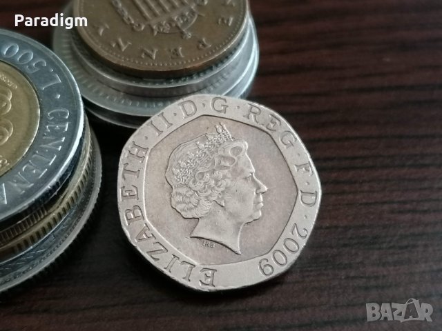 Монета - Великобритания - 20 пенса | 2009г., снимка 2 - Нумизматика и бонистика - 35236140