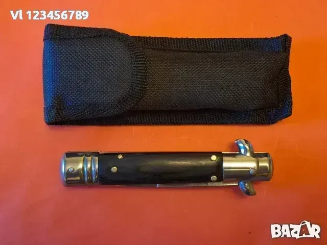 Италиански автоматичен нож "leverletto"Akc - 80x19, снимка 2 - Ножове - 50556748