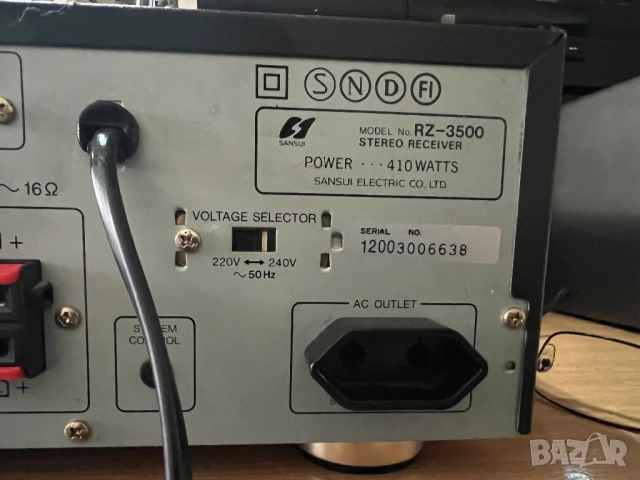 Sansui RZ-3500, снимка 8 - Ресийвъри, усилватели, смесителни пултове - 52496986