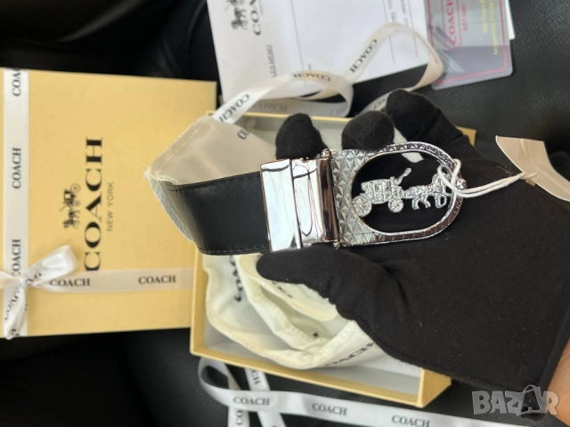 колани със сертификат и торбичка hermes coach , снимка 3 - Колани - 51753363